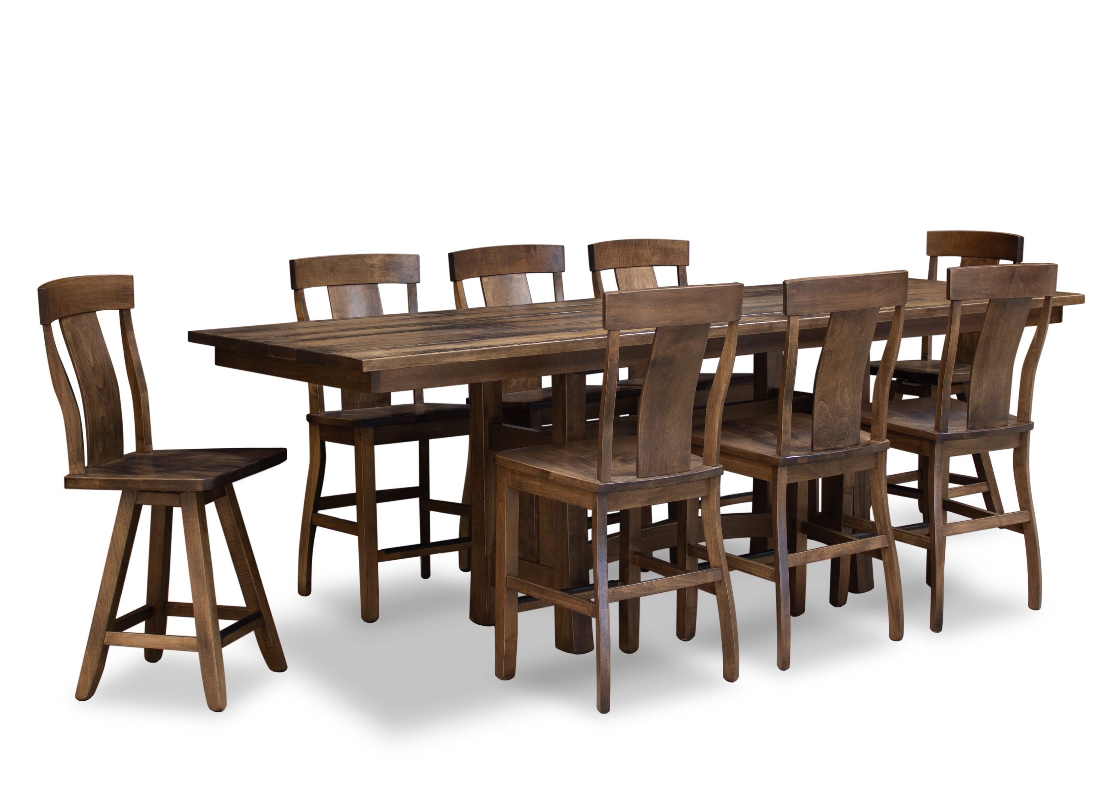 Maple shop pub table